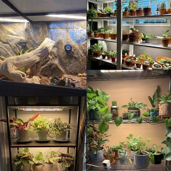 LED Grow Light Strips, 3500K 90-Bulb Full Spectrum Dimmable Plant Growing Lamp B - Picture 2 of 6